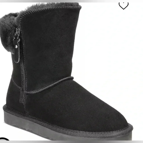 NIB Style & Co Maevee Winter Booties Created for Macy’s Black Size 9 Boots - Picture 2 of 10
